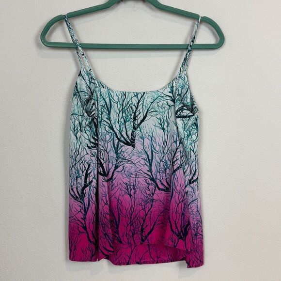 French Connection Silk Watercolor Ombre Cami 4 - Picture 4 of 6
